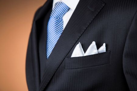 Choosing and Folding a Handkerchief for a Pocket Square