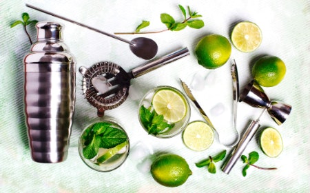 Alcohol and Shakers to Make Your Cocktails
