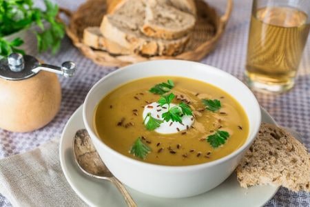Why Not Try Out This Comforting Carrot and Coriander Soup?