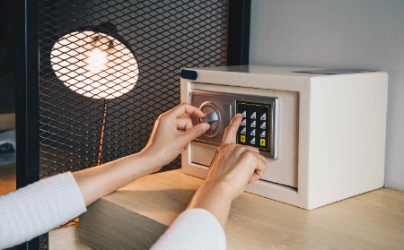 Decide Between a Keypad or a Lock and Key Depending on How Many People Use the Safe