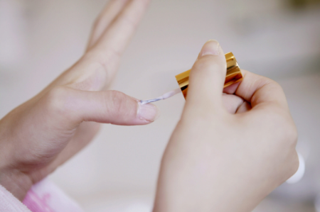 Take Note of the Applicator: A Brush Provides Even Coverage for Press-on Nails While a Pointed Nozzle Offers Better Precision for Decorations