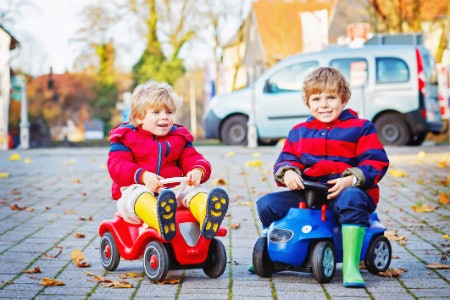Pick the Type of Car That'll Aid Their Development: Electric or Push-Along