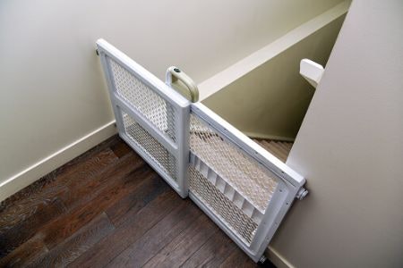 Select Pressure-Mounted Gates for Quick Installation With No Marks on Walls, but Hardware-Mounted Gates Offer Extra Security