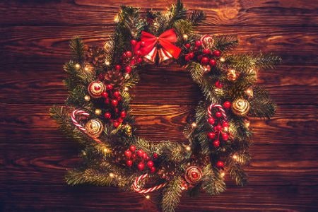Lights Can Elevate a Wreath to New Heights