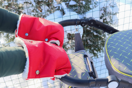Choose Mitts for Versatile Use With Any Pram or a Muff if You Want a Uniform Appearance on a Full-Length Handlebar
