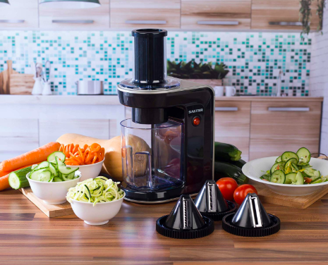 Choose Between a Heavy-Duty Handle-Operated Spiralizer and the Easier-to-Use Electric or Handheld Spiralizers