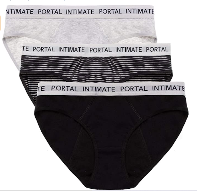 INNERSY Period Proof Underwear Womens Menstrual Pants Anti Leak Knickers  Teenage Girls 3 Black (8, Colourful Black) : : Health &  Personal Care