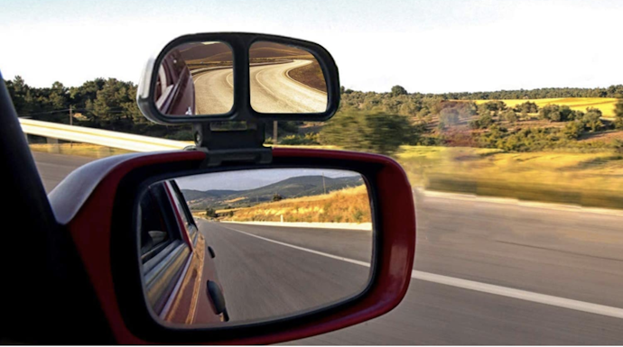 4. Consider a Double Mirror if You're a Truck Driver or Caravan Owner