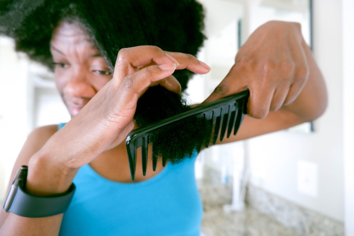 Select Picks With Wider Teeth to Easily Comb Through Natural Hair Without Damage