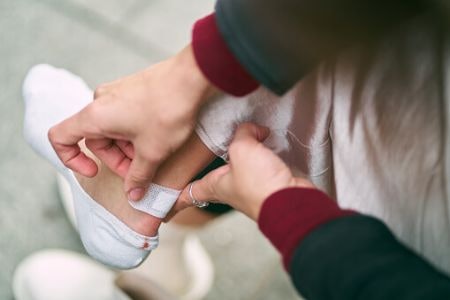 Opt For a Larger Rounded Plaster for a Blister on Your Heel, or a Smaller Thin Plaster for Blisters on the Toes or Balls of the Feet