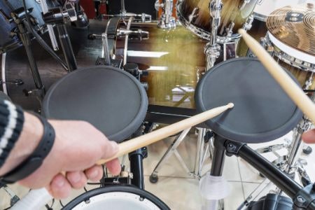 Choose Mesh Pads to Allow You to Customise the Rebound Just Like a Real Kit, but Rubber Pads Tend to Be Cheaper