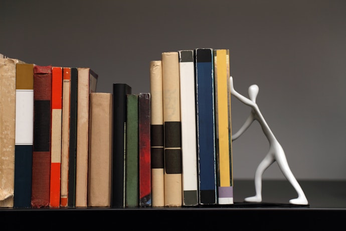 Select Slim Bookends if You Need to Save Space, or Go For a Weighted Design to Secure a Heavy Stack of Books