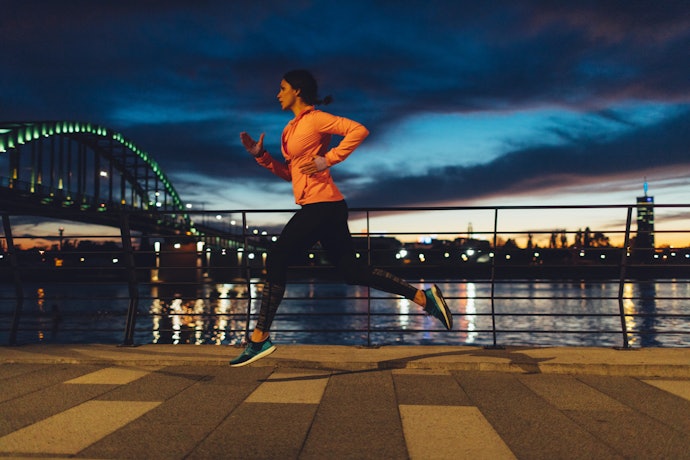 Reflective Strips Help You Feel Safe Running in Lower Light