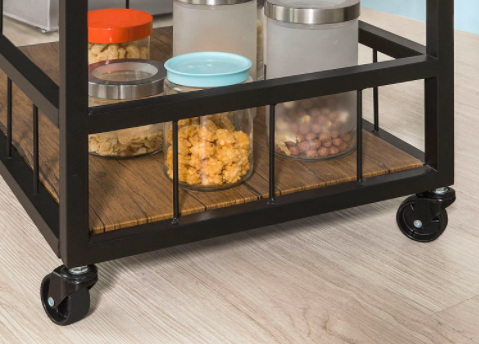 Check for Lockable Castors to Avoid Spilt Drinks