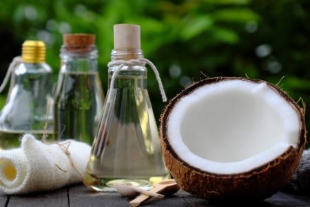 Glass Is Ideal for Storing Coconut Oil for a Long Time, but a Plastic Spray Bottle Is Helpful for Portion Control and Beauty