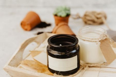 Pick a Candle That Comes in a Tin or Glass Jar to Compliment Your Christmas Decorations
