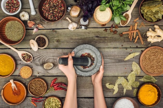 Base the Size of Both the Mortar and the Pestle on Practicality and Your Desired Quantities