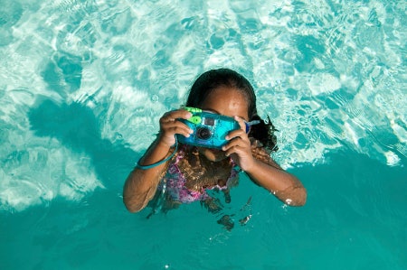 Look for Waterproofing for Pool-Side and Underwater Shots