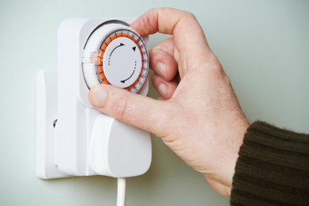 Choose a Simple Mechanical Timer for When You’re on Your Holiday or a Digital Option to Automate Your Home