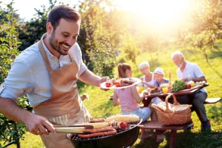 The Grill Area Will Indicate How Much You Can Cook at Once