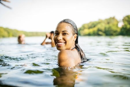 If You're Going for a Dip, Make Sure Your Makeup Is Waterproof