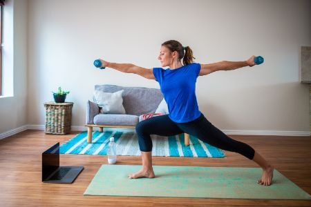 Fixed Dumbbells Are Convenient for Yoga and Pilates