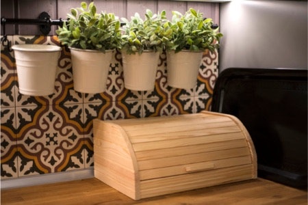 Wooden Bread Bins Provide Excellent Ventilation and Won’t Affect the Taste of the Bread