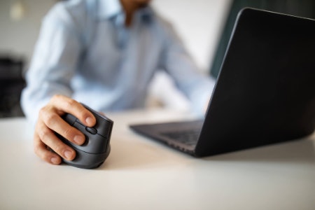 Vertical Mice Allow for a More Natural Wrist Position