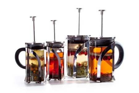 Metal Press Infusers Can be Shut Off When Your Tea Is Brewed