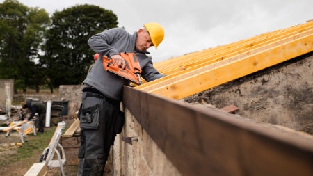 For Serious Jobs, Consider a Gas Powered Nail Gun