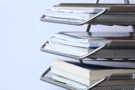 Desk Organisers With Paper Trays Help to Safely Store Documents