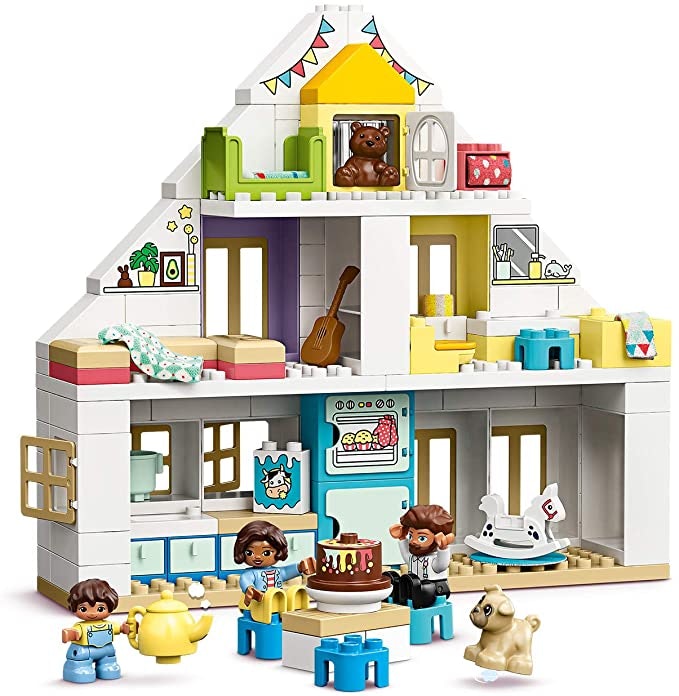 A Big Building or Structure Gives a Focal Point to the Set