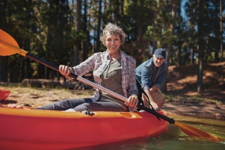 Beginner Kayaks Seat 1, 2 or 3 People and Can Include Very Welcome Backrests