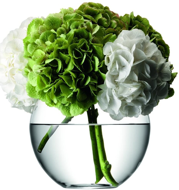 Round Vases Work Well With Tightly Grouped Flowers