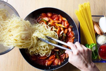 Choose Between Scalloped or Flat Cooking Tongs for Their Many Uses, but Especially for Individual Food Items