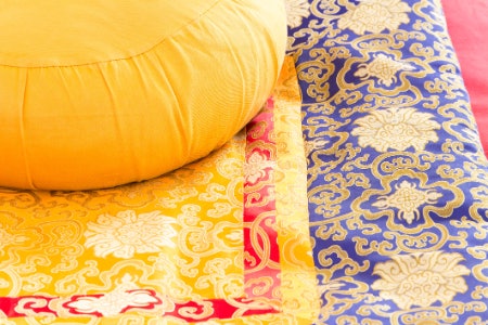 Zabuton Cushions Can Be Used Alone or With a Zafu