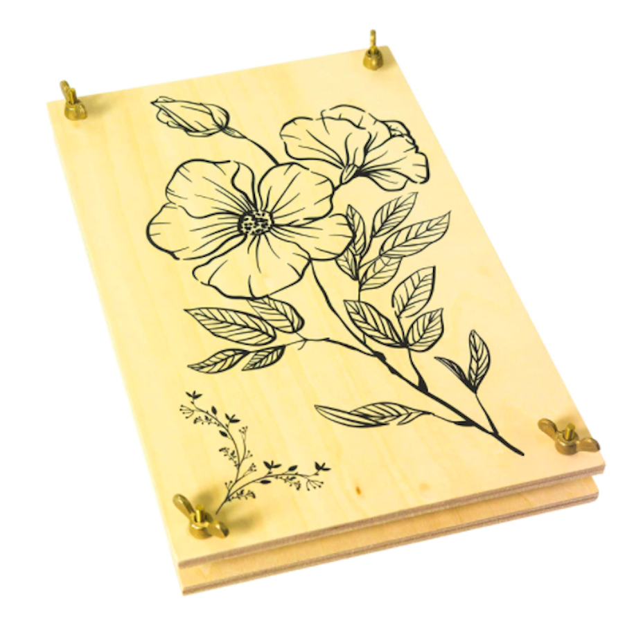 Berstuk Miniature Flower Press Kit for Adults - The Tiny Flower Preservation Kit Includes Two 3 x 3 Presses - Ideal Gift Fo