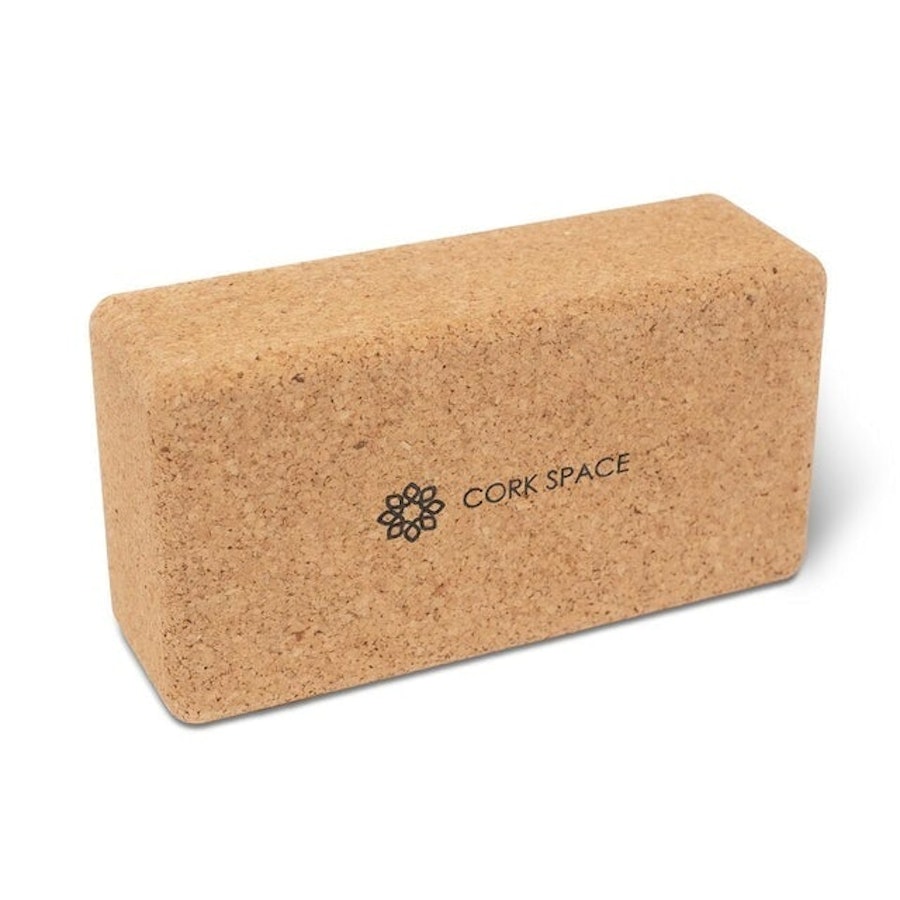 Gaiam Natural Cork Yoga Block Standard 4 Inch at