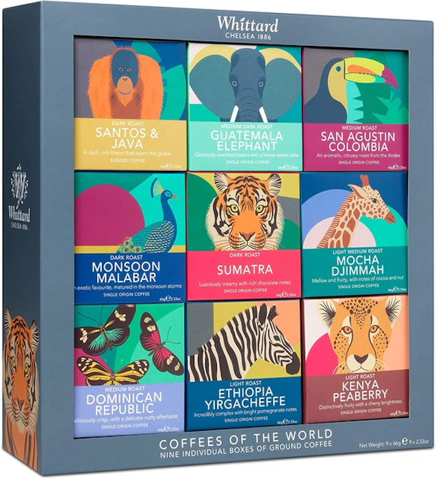 Whittard of Chelsea Coffees of The World Gift Set Translation missing: en-GB.activerecord.decorators.item_part_image/alt