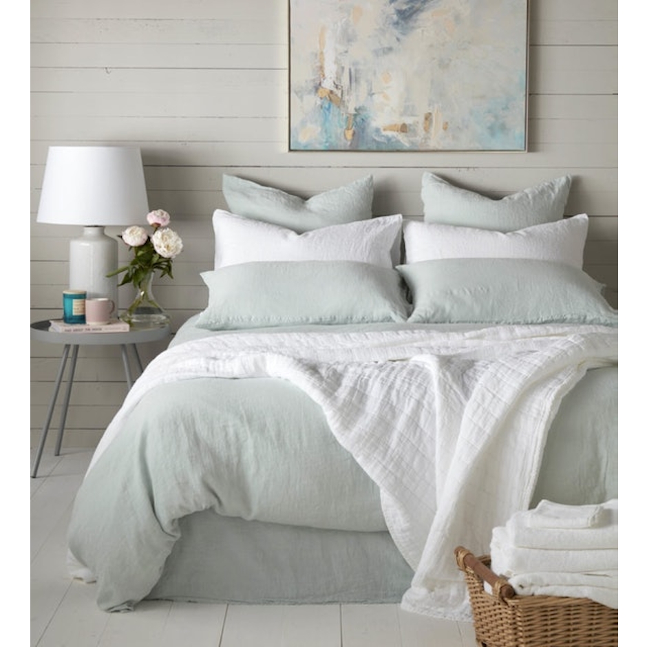 Secret Linen Duck Egg 100% Linen Bed Linen Translation missing: en-GB.activerecord.decorators.item_part_image/alt