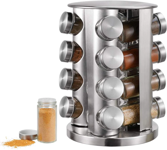 Wa-Very 16-Jar Revolving Countertop Spice Rack Translation missing: en-GB.activerecord.decorators.item_part_image/alt