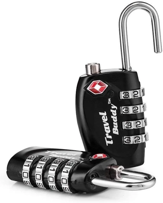 Travel Buddy Security Padlock - 4-dial Combination Translation missing: en-GB.activerecord.decorators.item_part_image/alt