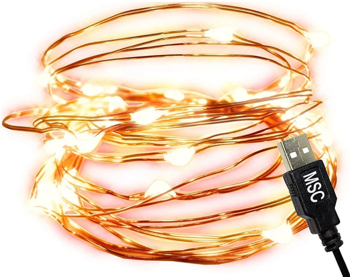 Msc White Coloured String Fairy Lights Translation missing: en-GB.activerecord.decorators.item_part_image/alt