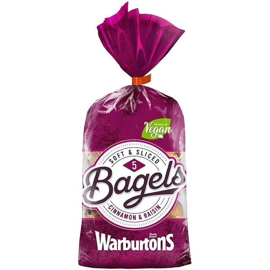 Warburtons Cinnamon And Raisin Bagels Translation missing: en-GB.activerecord.decorators.item_part_image/alt