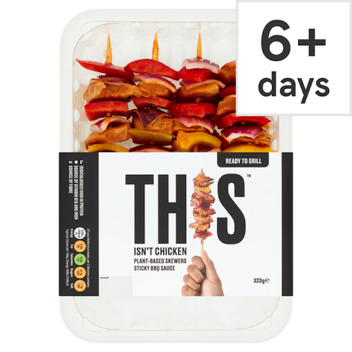 This Isn't Chicken Plant Based Sticky BBQ Skewers Translation missing: en-GB.activerecord.decorators.item_part_image/alt