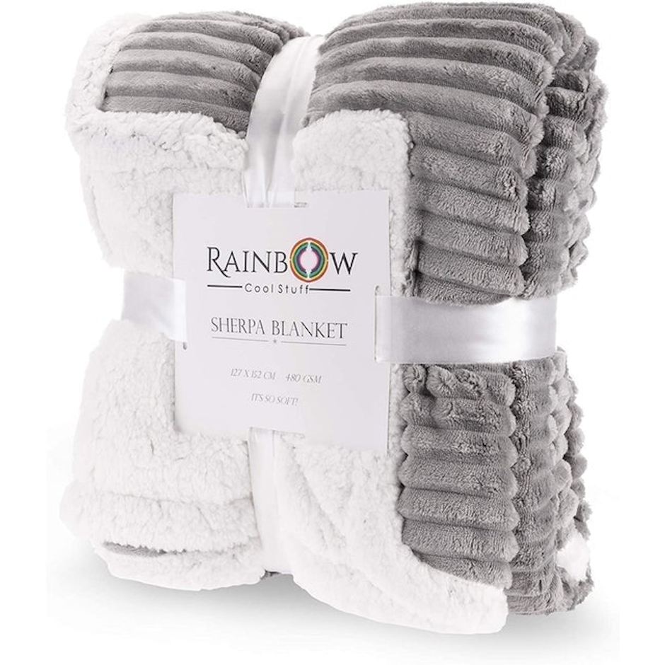 Rainbow Cool Stuff Sherpa Throw Blanket Translation missing: en-GB.activerecord.decorators.item_part_image/alt