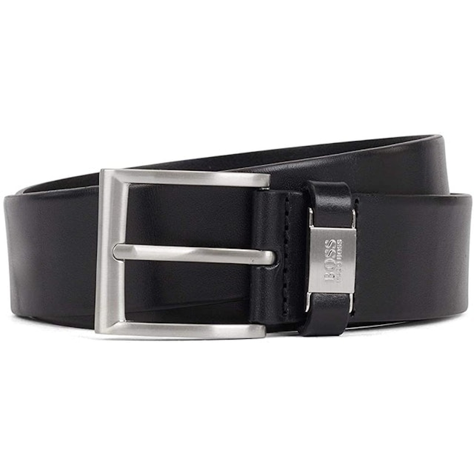 Boss Mens Connio Leather Belt With Branded Hardware Keeper Translation missing: en-GB.activerecord.decorators.item_part_image/alt