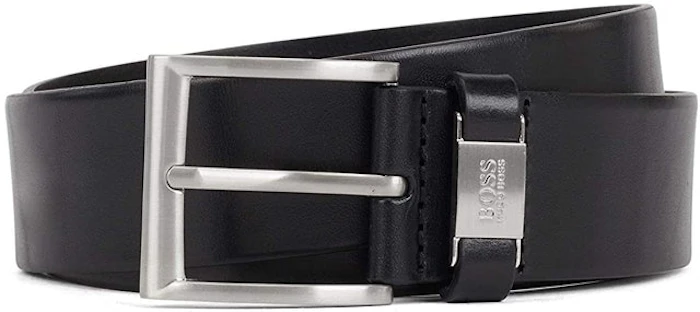 Boss Mens Connio Leather Belt With Branded Hardware Keeper Translation missing: en-GB.activerecord.decorators.item_part_image/alt