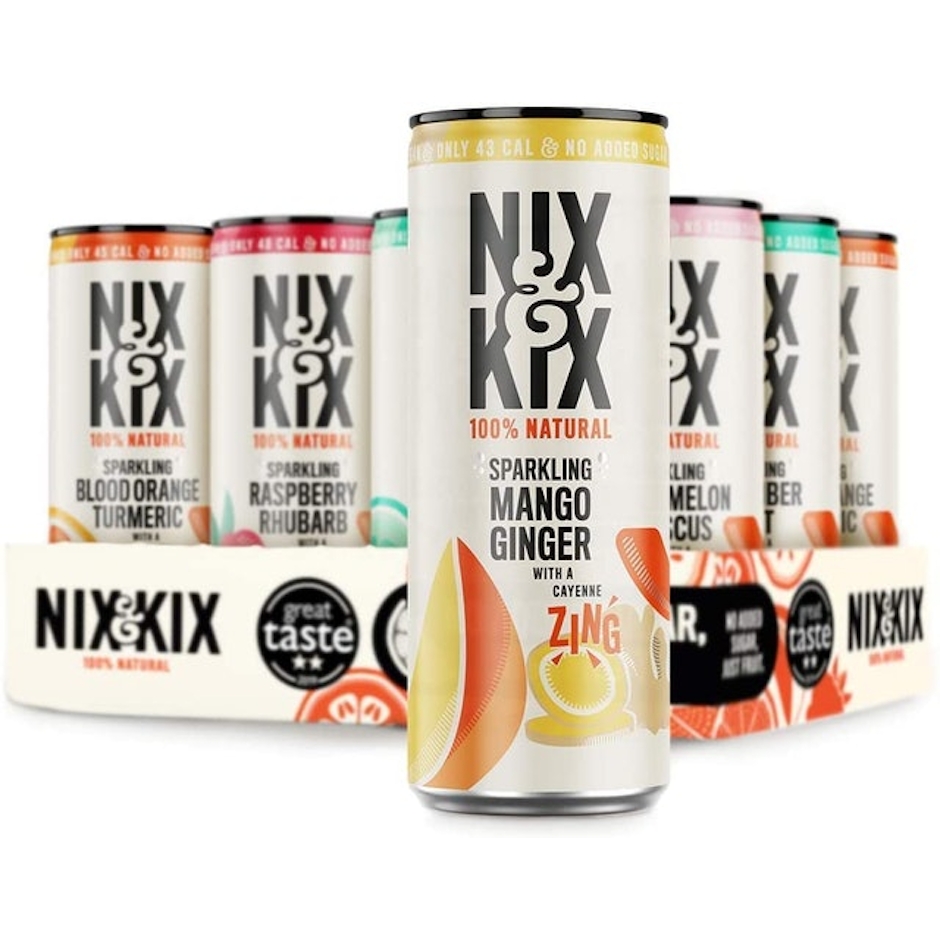 Nix & Kix Premium Sparkling Natural Soft Drink (Assorted Flavours) Translation missing: en-GB.activerecord.decorators.item_part_image/alt