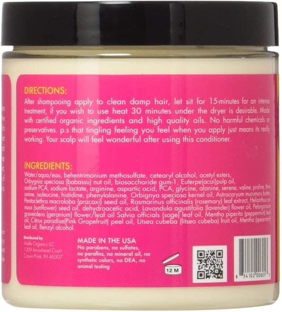 Mielle Organics Babassu & Mint Deep Conditioner Translation missing: en-GB.activerecord.decorators.item_part_image/alt